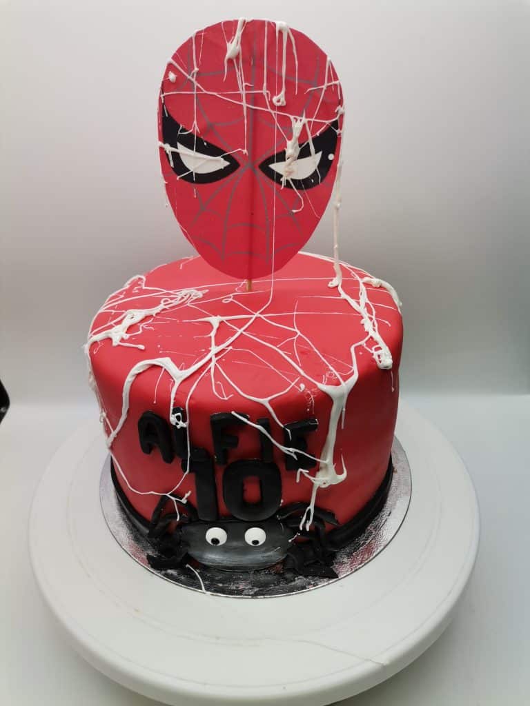 Spiderman cake - Jyu Pastry Art-cokhiquangminh.vn